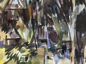 Frans Hollaardt - Een boslandschap kopen? Bied vanaf 65!