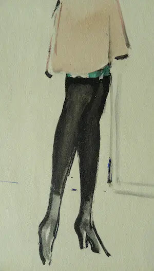 Kees van Dongen - 'Croquis', pochoirdruk. kopen? Bied vanaf 275!