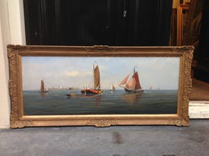 Haaike Abraham Jaarsma - Schepen op de Zuiderzee, C781-5 kopen? Bied vanaf 150!