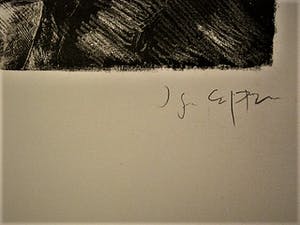 Ignaz Epper - Renommierter Schweizer expressionist - der Theaterbesuch - signiert kopen? Bied vanaf 29!