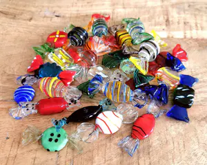 Seguso - 24x Murano Glas Snoepjes / Bonbons / Sweets - Vintage Kunst Venetië kopen? Bied vanaf 70!