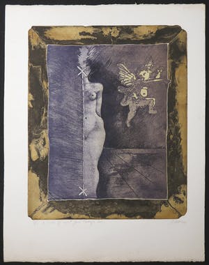 Manuel Menan - Ets en aquatint, A river of night flow through me kopen? Bied vanaf 1!