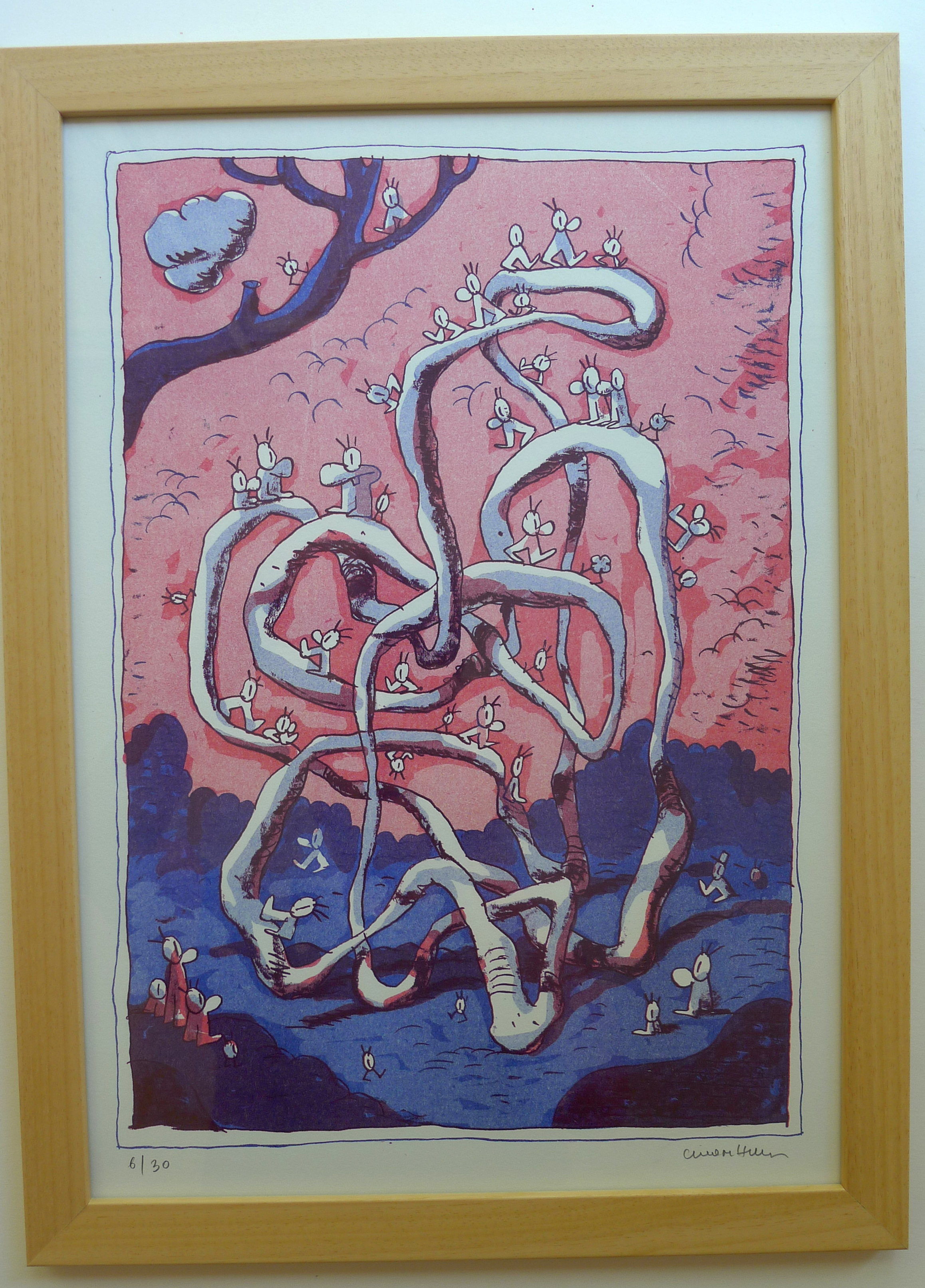 Luc Cromheecke - Gesigneerde Riso print kopen? Bied vanaf 45!