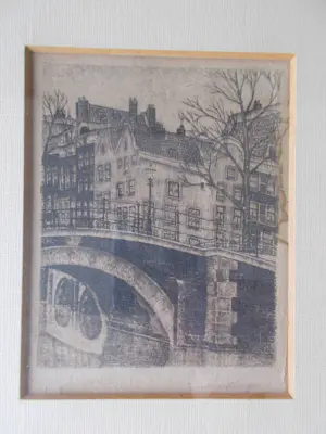 Sal Meijer - ets Reguliersgracht kopen? Bied vanaf 65!