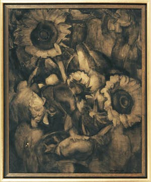 Leo Gestel - Leo Gestel, zonnebloemen. 1917 kopen? Bied vanaf 800!