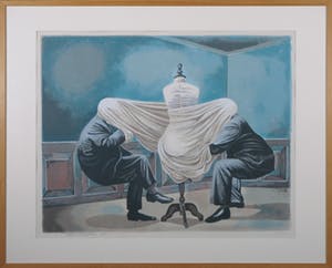 Hans Spiegeler - Zeefdruk, Ultieme ceremonie - Ingelijst (Groot) kopen? Bied vanaf 50!