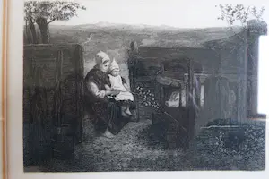 Niet of onleesbaar gesigneerd - Etsen naar Jozef Israëls ca. 1880 kopen? Bied vanaf 1!