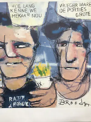 Herman Brood - Offsetlitho, gesigneerd in de druk kopen? Bied vanaf 25!