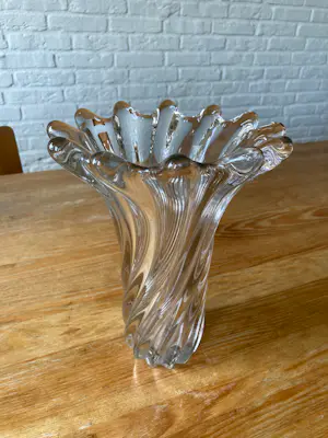 Murano Glas - Gedraaide Murano vaas, zeer zwaar, 1960 kopen? Bied vanaf 35!