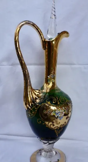 Cenedese - Grote Vintage Tre Fuochi Murano decanter / karaf. kopen? Bied vanaf 55!