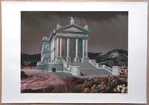 Carel Willink - Tate Gallery verplaatst, zeefdruk (groot) kopen? Bied vanaf 375!