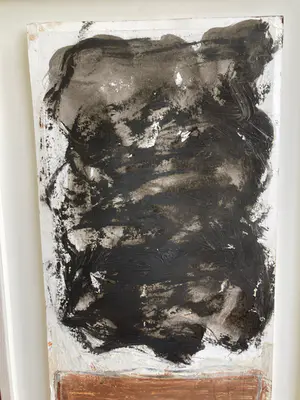 Ineke van Koningsbruggen - zonder titel, met baklijst en bijbehorend een boek. kopen? Bied vanaf 225!