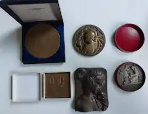 Co Westerik - Verzameling van 5 penningen verkocht voor € 90!