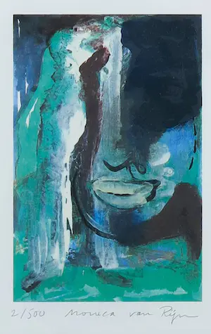 Monica van Rijn - Zonder titel (Abstracte compositie) kopen? Bied vanaf 20!