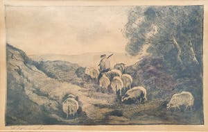 Herman Eduard Knaake - Op het Zelhemsche land (fraai gelijst) kopen? Bied vanaf 35!