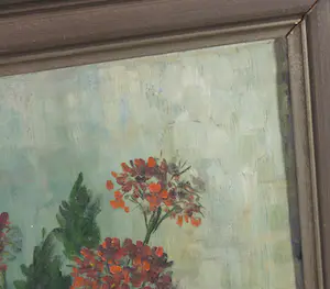 J. Warmenhoven - Olieverf op doek, Bloemstilleven - Ingelijst kopen? Bied vanaf 1!