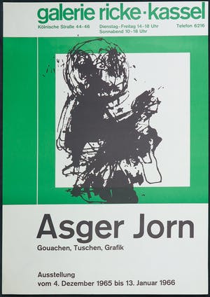 Asger Jorn - Litho, Zonder titel (+ affiche) kopen? Bied vanaf 1!