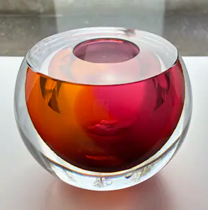 George Broft - Unique glasobject “ SUMMER” 3,2 kilo. kopen? Bied vanaf 199!