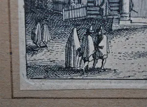 Claes Jansz. Visscher - [2x] 17e Eeuw: Stadhuis & Montelbaanstoren Amsterdam kopen? Bied vanaf 60!