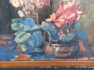 George Pletser - Bloemstilleven met koperen pot kopen? Bied vanaf 75!