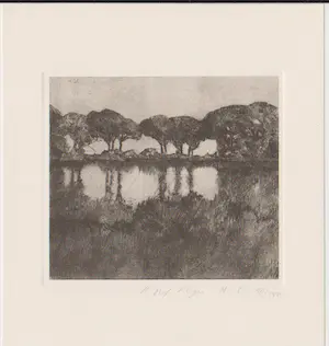 Manfred Grommelt - e.a: zes handgesigneerde zeefdrukken: Landschappen I-VI kopen? Bied vanaf 29!