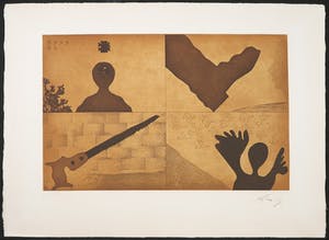 Daniel Argimon - Ets en aquatint, Serra kopen? Bied vanaf 1!