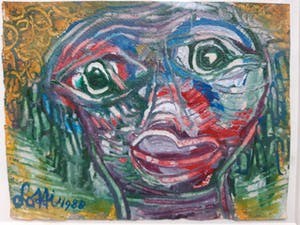 Lotti van der Gaag - werk in gemengde techniek, handgesigneerd en ingelijst kopen? Bied vanaf 300!