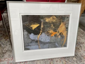 Mirjam Burer - Zeefdruk - Wind (Zonder titel) - Ingelijst - Nr. 12 kopen? Bied vanaf 40!