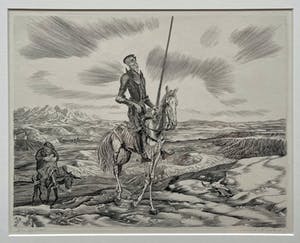 Kuno Brinks - Don Quichote in het Landschap van La Mancha kopen? Bied vanaf 50!