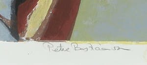 Peter Bastiaanssen - Zeefdruk, Yapping Picasso - Ingelijst kopen? Bied vanaf 80!