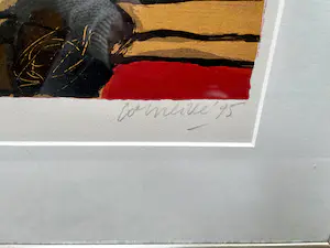 Corneille - Zeefdruk - Femme Heureuse - Nr. 52 - ingelijst kopen? Bied vanaf 345!