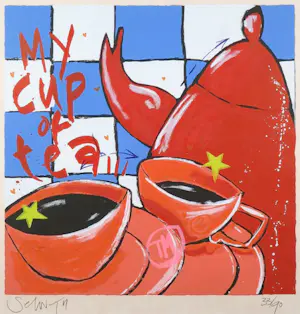 Selwyn Senatori - 4003814 Zeefdruk, My cup of tea - Ingelijst kopen? Bied vanaf 100!