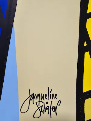 Jacqueline Schäfer - Amsterdam - handgesigneerd - 99 ex. kopen? Bied vanaf 99!