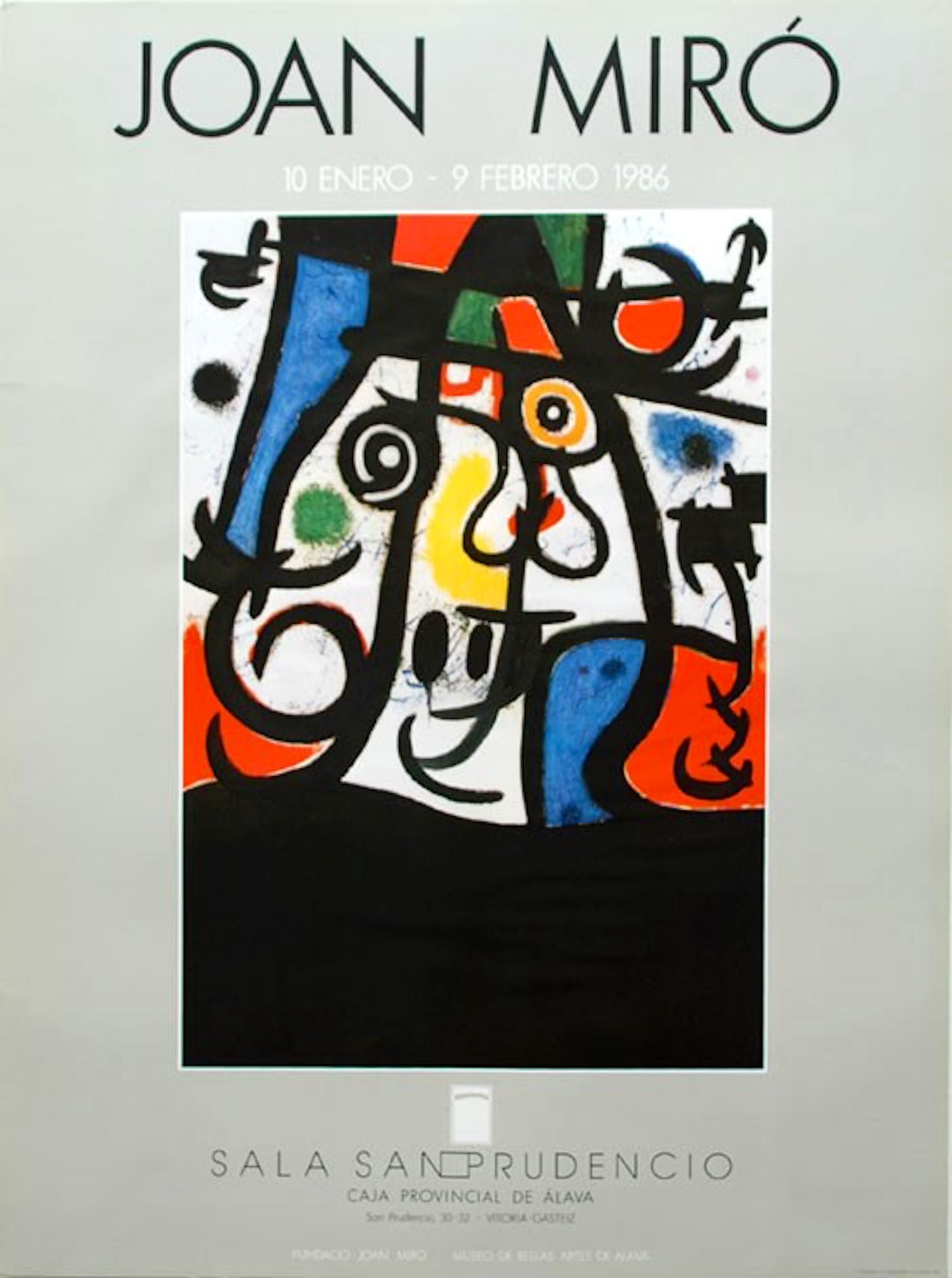 Joan Miro - Affiche SALA SAN PRUDENCIO uit 1986 kopen? Bied vanaf 55!