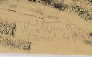 Wim Steijn - Krijttekening, Parijs kopen? Bied vanaf 50!