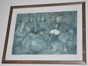 Paul Flora - Die neugierige nase & gesigneerd boek'variaties op Wagner'met originele tekening kopen? Bied vanaf 45!