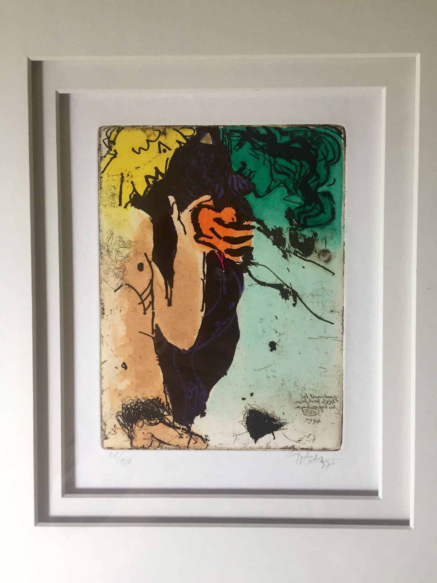 Adi Holzer - ETS, Prachtig Ingelijst verkocht voor € 150!