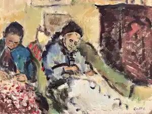 Else van der Feer Lader-Lohmann - INTERIEUR verkauft für € 310!