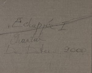 Chantal de Deken - Gemengde techniek op doek, Echappée I (Zeer groot) kopen? Bied vanaf 1!