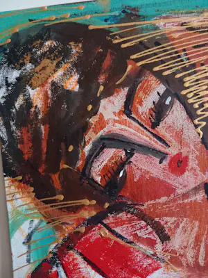 Hrasarkos - Fusie van de ziel – Acrylverf schilderij - gesigneerd kopen? Bied vanaf 200!