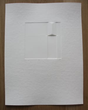 Harry van Kuyk - Reliefdruk, Geometrische diepdruk - 1972 kopen? Bied vanaf 199!