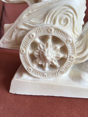 Amilcare Santini - Romeinse strijdwagen, gesigneerd kopen? Bied vanaf 1!