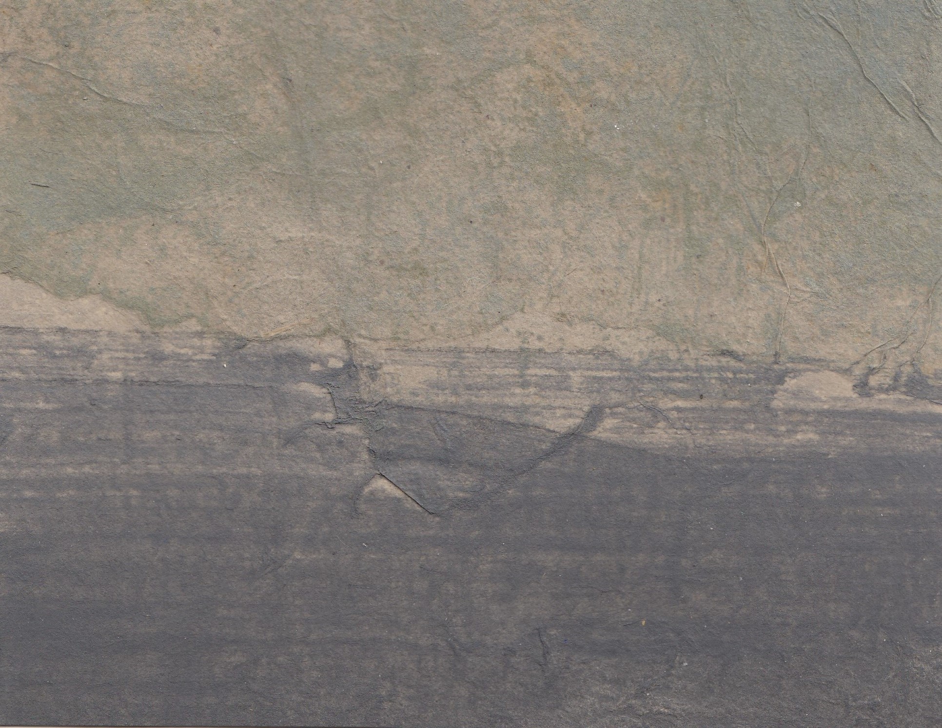 Joep Goeting - Gouache op Karton - Abstract Landschap kopen? Bied vanaf 1!