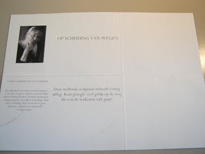 Corry Ammerlaan - Op Scheiding van Wegen - bronzen versie - inclusief certificaat kopen? Bied vanaf 125!