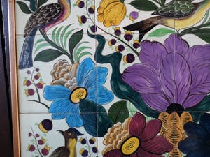 Koninklijke Fabriek van Muurtegels J. van Hulst - Amphora Flora Fauna kopen? Bied vanaf 450!