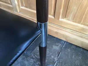 Niet of onleesbaar gesigneerd - Logohuman vintage eetkamerstoel jaren ‘60. kopen? Bied vanaf 1!