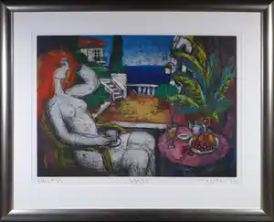 Michael Leu - Ets/Aquatint, Patio #59 verkocht voor € 50!