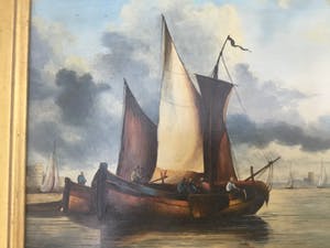 Niet of onleesbaar gesigneerd - Signatuur J v D kopen? Bied vanaf 10!