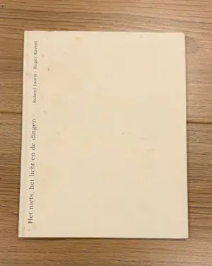 Roger Raveel - Het niets, het licht en de dingen kopen? Bied vanaf 150!