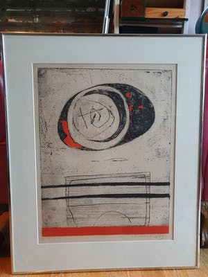 Cees Kortlang - Ets, VII - Ingelijst 11/15 kopen? Bied vanaf 80!